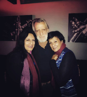 Amaranta y Giraluna con Luis Pastor. Madrid, 2019