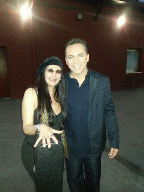 Amaranta y Cristian Castro. Madrid, 2013